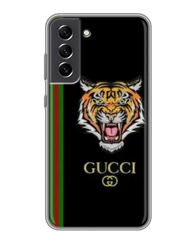 Чехол для Samsung Galaxy S21 FE с картинкой «Тигр Gucci»