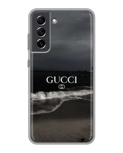 Чехол для Samsung Galaxy S21 FE с картинкой «Gucci — морской прибой»