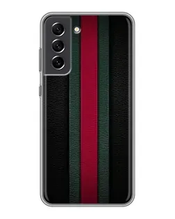 Чехол для Samsung Galaxy S21 FE с картинкой «Gucci — неоновая линия»