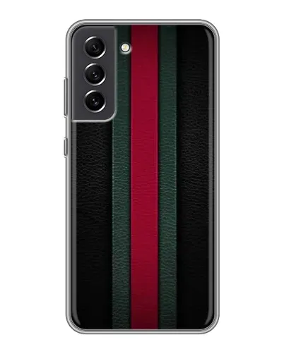 Чехол для Samsung Galaxy S21 FE с картинкой «Gucci — неоновая линия»