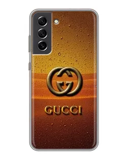 Чехол для Samsung Galaxy S21 FE с картинкой «Gucci — солнечный градиент»