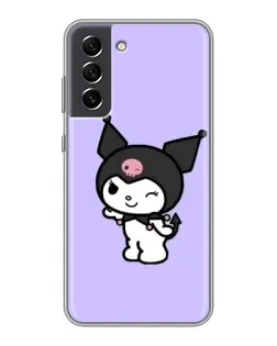 Чехол для Samsung Galaxy S21 FE с картинкой «Классическая Kuromi» Чехол для Samsung Galaxy S21 FE с картинкой «Классическая Kuromi»
