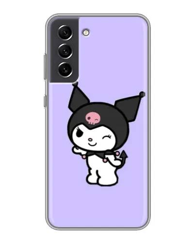 Чехол для Samsung Galaxy S21 FE с картинкой «Классическая Kuromi»