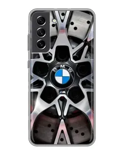 Чехол для Samsung Galaxy S21 FE с картинкой «BMW — деталь диска»