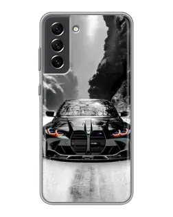 Чохол для Samsung Galaxy S21 FE з картинкою «BMW — акварельний дрифт» Чохол для Samsung Galaxy S21 FE з картинкою «BMW — акварельний дрифт»
