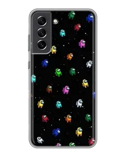 Чехол для Samsung Galaxy S21 FE с картинкой «Экипаж Among Us»