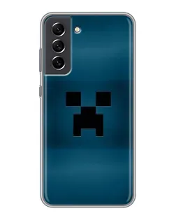 Чехол для Samsung Galaxy S21 FE с картинкой «Крипер текстура»