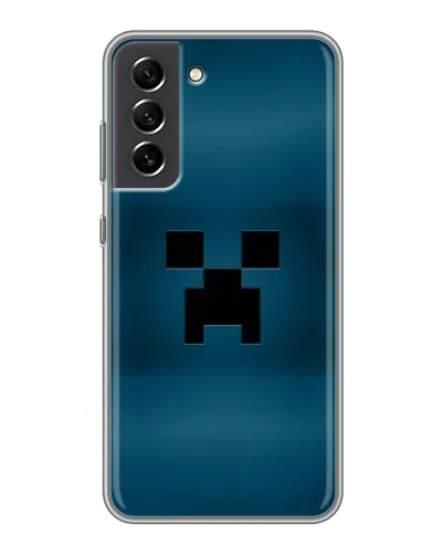 Чехол для Samsung Galaxy S21 FE с картинкой «Крипер текстура»