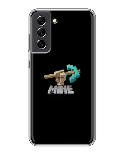 Чехол для Samsung Galaxy S21 FE с картинкой «Алмазная кирка»