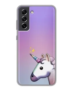 Чехол для Samsung Galaxy S21 FE с картинкой «Единорог градиент»