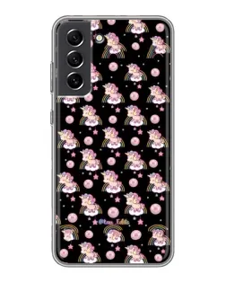 Чехол для Samsung Galaxy S21 FE с картинкой «Magic Unicorn паттерн»