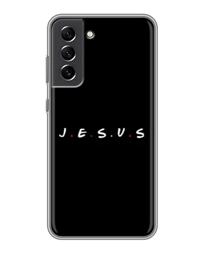 Чехол для Samsung Galaxy S21 FE с картинкой «Точки веры J.E.S.U.S.» Чехол для Samsung Galaxy S21 FE с картинкой «Точки веры J.E.S.U.S.»