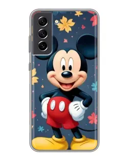 Чехол для Samsung Galaxy S21 FE с картинкой «Осенний Mickey Mouse»