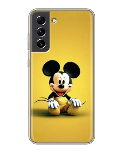 Чехол для Samsung Galaxy S21 FE с картинкой «Микки на желтом» Чехол для Samsung Galaxy S21 FE с картинкой «Микки на желтом»