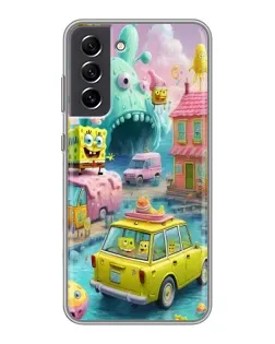 Чехол для Samsung Galaxy S21 FE с картинкой «Монстр-трак приключения»