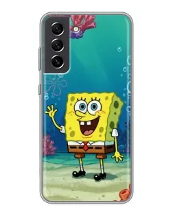 Чехол для Samsung Galaxy S21 FE с картинкой «Подводный привет»