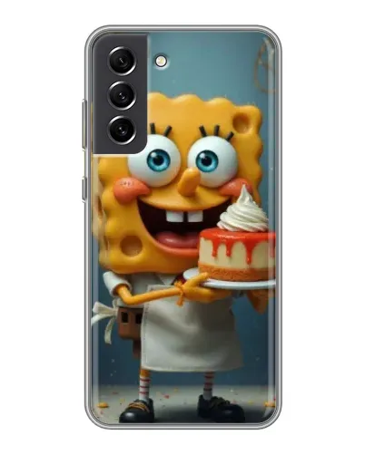 Чехол для Samsung Galaxy S21 FE с картинкой «Повар Спанч Боб» Чехол для Samsung Galaxy S21 FE с картинкой «Повар Спанч Боб»