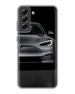 Чехол для Samsung Galaxy S21 FE с картинкой «Tesla Model S Look»