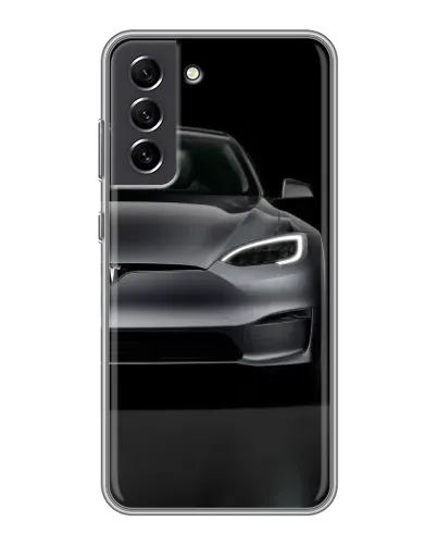 Чехол для Samsung Galaxy S21 FE с картинкой «Tesla Model S Look» Чехол для Samsung Galaxy S21 FE с картинкой «Tesla Model S Look»