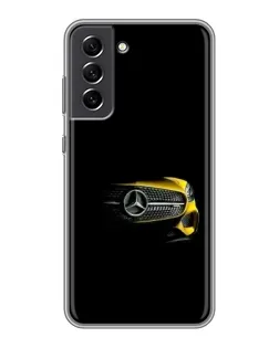 Чехол для Samsung Galaxy S21 FE с картинкой «Mercedes — ретро стиль»