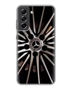 Чехол для Samsung Galaxy S21 FE с картинкой «Диск Mercedes»