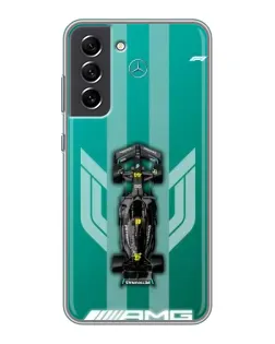 Чехол для Samsung Galaxy S21 FE с картинкой «Mercedes AMG Petronas»