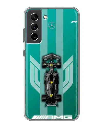 Чехол для Samsung Galaxy S21 FE с картинкой «Mercedes AMG Petronas»