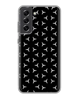 Чехол для Samsung Galaxy S21 FE с картинкой «Mercedes паттерн звезд»
