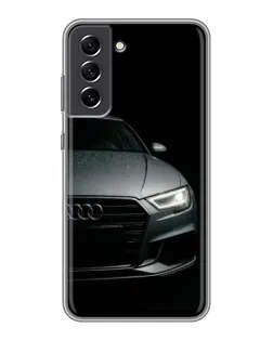 Чехол для Samsung Galaxy S21 FE с картинкой «Audi — детализация кузова»