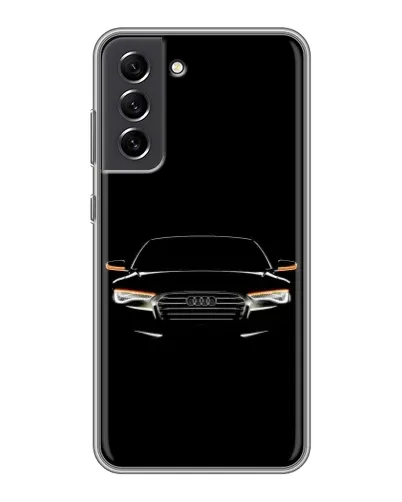 Чехол для Samsung Galaxy S21 FE с картинкой «Audi — ночной контур»