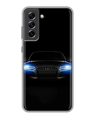 Чехол для Samsung Galaxy S21 FE с картинкой «Audi в неоне»