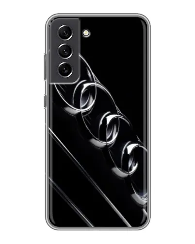 Чехол для Samsung Galaxy S21 FE с картинкой «Audi — абстрактные кольца»