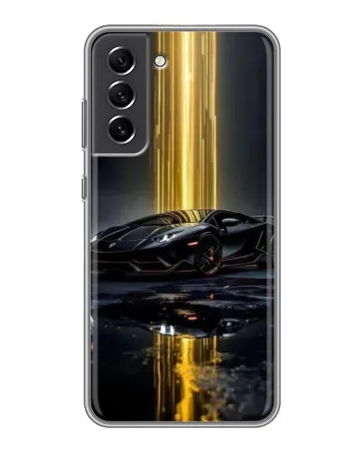Чехол для Samsung Galaxy S21 FE с картинкой «Ночной Lamborghini драйв» Чехол для Samsung Galaxy S21 FE с картинкой «Ночной Lamborghini драйв»