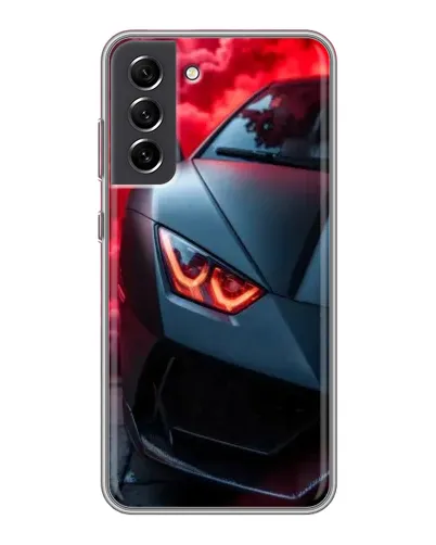 Чехол для Samsung Galaxy S21 FE с картинкой «Lamborghini красное сияние» Чехол для Samsung Galaxy S21 FE с картинкой «Lamborghini красное сияние»