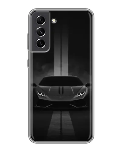 Чехол для Samsung Galaxy S21 FE с картинкой «Lamborghini симметрия дорог» Чехол для Samsung Galaxy S21 FE с картинкой «Lamborghini симметрия дорог»