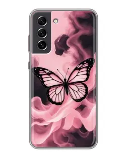Чехол для Samsung Galaxy S21 FE с картинкой «Бабочка в дыму» Чехол для Samsung Galaxy S21 FE с картинкой «Бабочка в дыму»