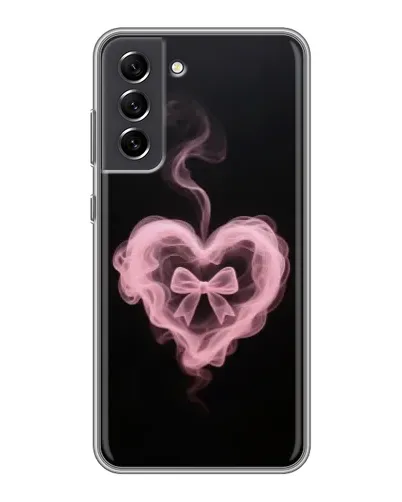Чехол для Samsung Galaxy S21 FE с картинкой «Дымчатое сердце»