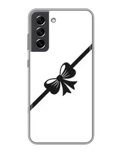 Чехол для Samsung Galaxy S21 FE с картинкой «Диагональный бант»