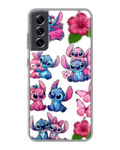 Чохол для Samsung Galaxy S21 FE з картинкою «Стікери Stitch та Angel» Чохол для Samsung Galaxy S21 FE з картинкою «Стікери Stitch та Angel»