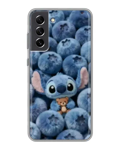 Чохол для Samsung Galaxy S21 FE з картинкою «Стіч та лохина» Чохол для Samsung Galaxy S21 FE з картинкою «Стіч та лохина»