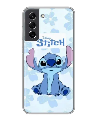 Чохол для Samsung Galaxy S21 FE з картинкою «Stitch серед квітів» Чохол для Samsung Galaxy S21 FE з картинкою «Stitch серед квітів»