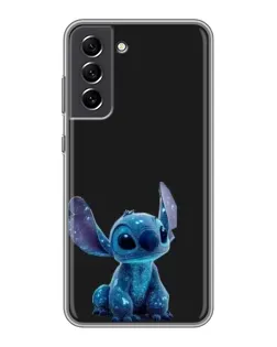 Чохол для Samsung Galaxy S21 FE з картинкою «Стіч на чорному» Чохол для Samsung Galaxy S21 FE з картинкою «Стіч на чорному»