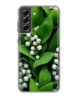 Чохол для Samsung Galaxy S21 FE з картинкою «Конвалії в зелені»