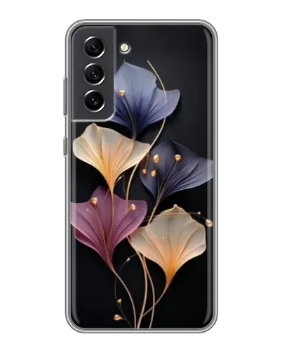 Чехол для Samsung Galaxy S21 FE с картинкой «Лиловые цветы грации» Чехол для Samsung Galaxy S21 FE с картинкой «Лиловые цветы грации»