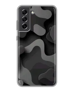 Чехол для Samsung Galaxy S21 FE с картинкой «Темный абстрактный камуфляж» Чехол для Samsung Galaxy S21 FE с картинкой «Темный абстрактный камуфляж»