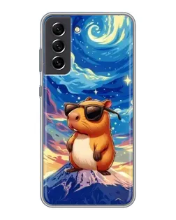 Чехол для Samsung Galaxy S21 FE с картинкой «Капибара Ван Гога» Чехол для Samsung Galaxy S21 FE с картинкой «Капибара Ван Гога»
