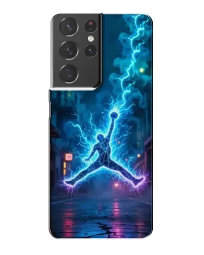Чохол для Samsung Galaxy S21 Plus з картинкою «Jordan Gold Jumpman»
