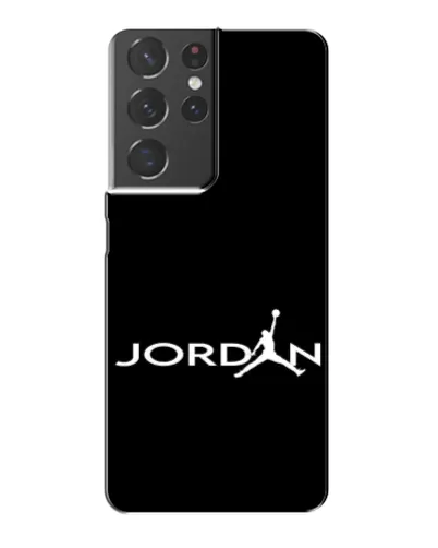 Чохол для Samsung Galaxy S21 Plus з картинкою «Jordan White Logo»