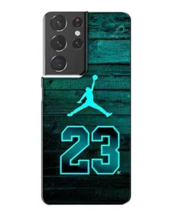 Чохол для Samsung Galaxy S21 Plus з картинкою «Jordan Cyan 23»