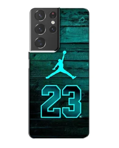 Чохол для Samsung Galaxy S21 Plus з картинкою «Jordan Cyan 23»